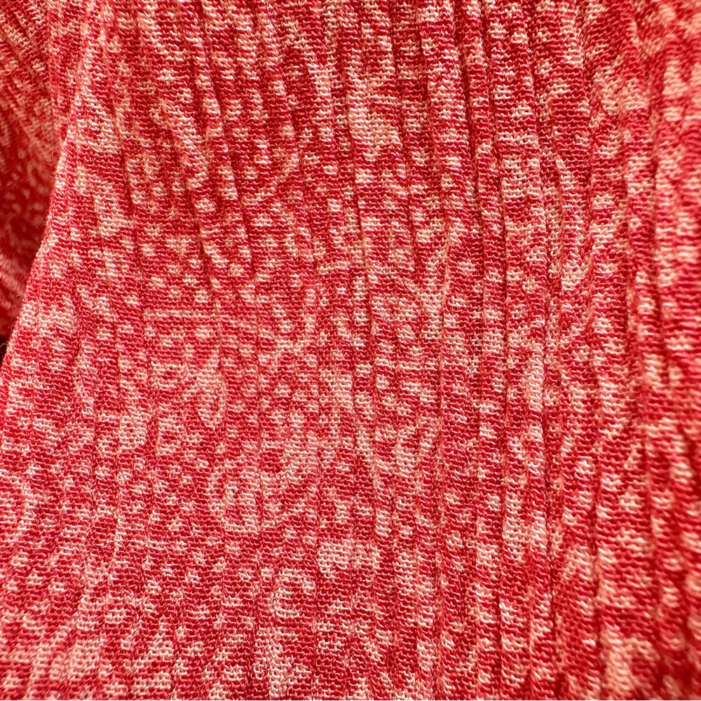 Studio B by Bobeau Floral & Paisley Tiered Sun Dress Orange Size XL - Picture 12 of 13
